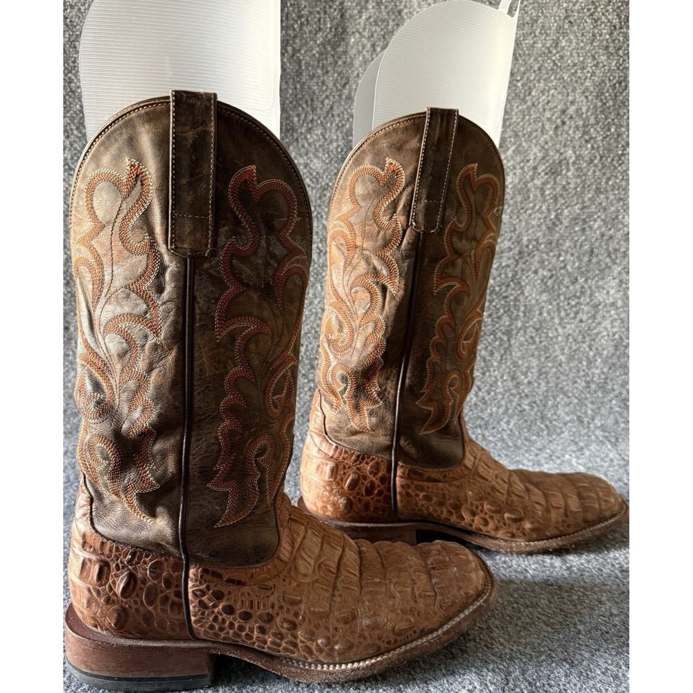 Horse Power by Anderson Bean Men's Nile Crocodile Western Equestrian Boots 8.5